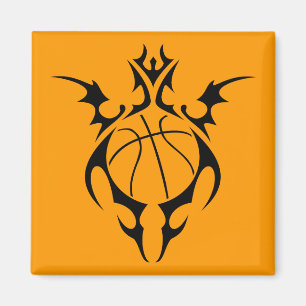 Imán baloncesto tribal.