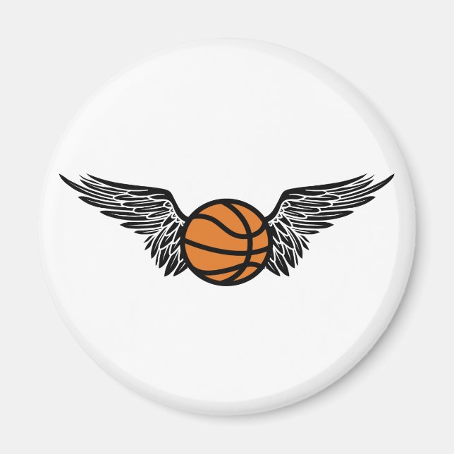 Imán baloncesto tribal. (Frente)