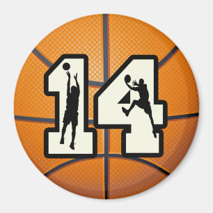 Imán Baloncesto y jugadores del número 14