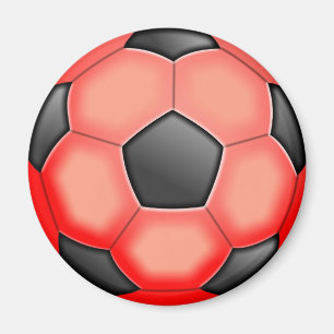 Imán Balones de fútbol coloridos