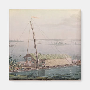 Imán Balsa en el río de Guayaquil