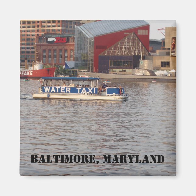Imán Baltimore, Maryland Magnet (Frente)
