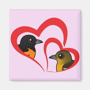 Imán Baltimore Oriole Love