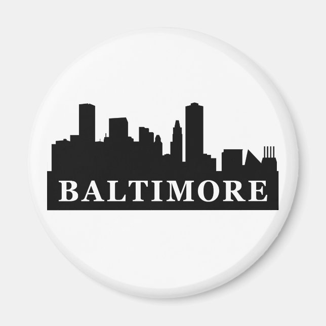 Imán Baltimore Skyline (Frente)