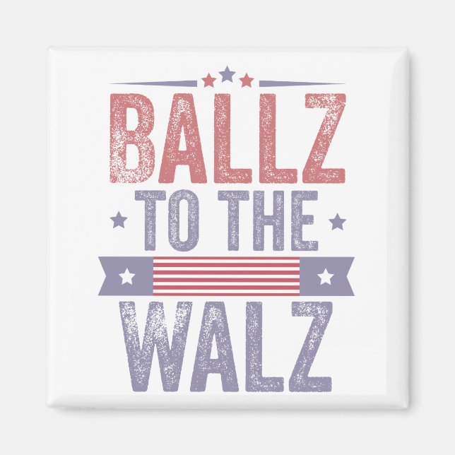 Imán Balz a las elecciones Walz Harris Waltz 2024 (Frente)