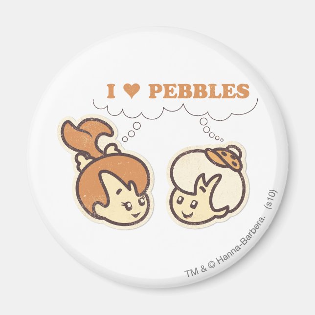 Imán Bam Bam ama a PEBBLES™ (Frente)