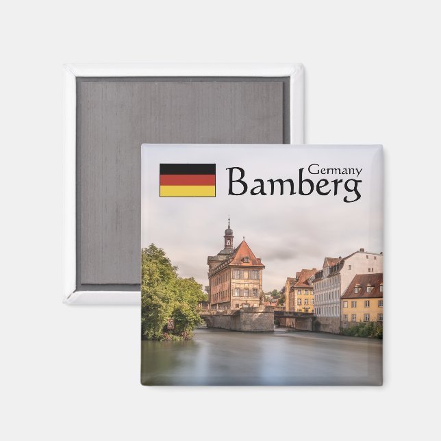 Imán Bamberg Germany Souvenir (Anverso/Reverso)