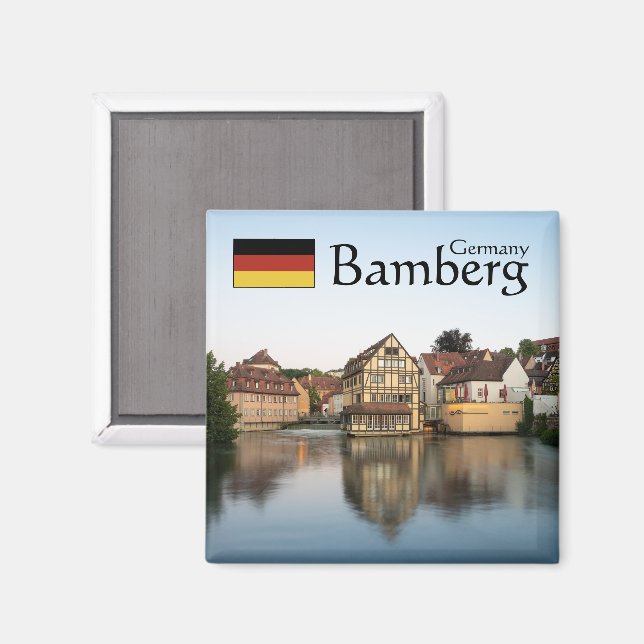 Imán Bamberg Germany Souvenir (Anverso/Reverso)