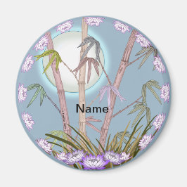 imán Bamboo Lotus Moon