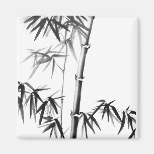 Imán Bambú - estilo chino - sin marco