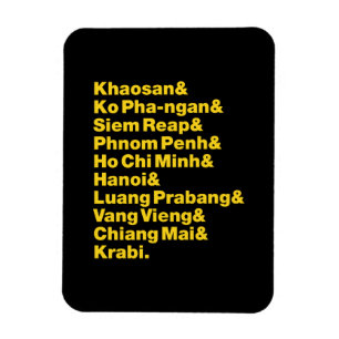 Imán Banana Pancake Trail / Circuito