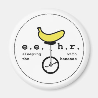 Imán Banana Unicyclist
