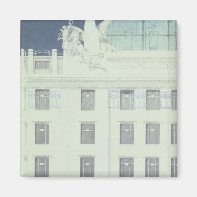 Imán Banco de Ahorros de Correos, Viena (Frente)