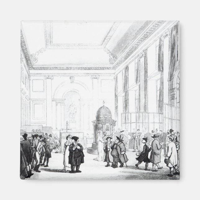 Imán Banco de Inglaterra, Great Hall, de Ackermann's (Frente)