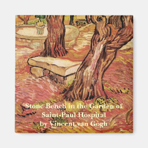 Imán Banco de piedra en el jardín, Hospital de San Pabl