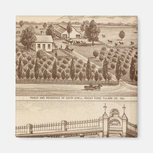 Imán Banco del Condado de Tulare (Frente)