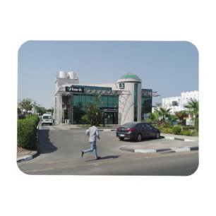 Imán Banco en la ciudad de la postal de Sharm El Sheikh