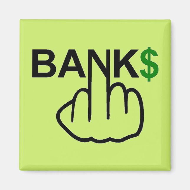 Imán Bancos de imanes corruptos (Frente)