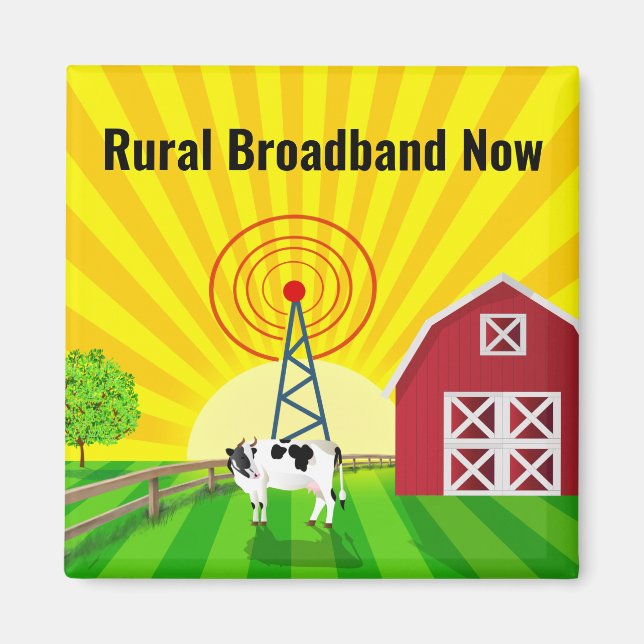 Imán Banda ancha rural ahora (Frente)