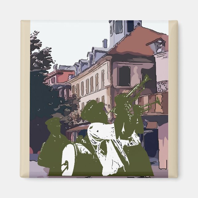 Imán Banda De Brass En La Casa De Napoleon (Frente)