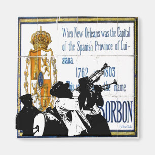 Imán Banda de bronce Bourbon St. Tiles