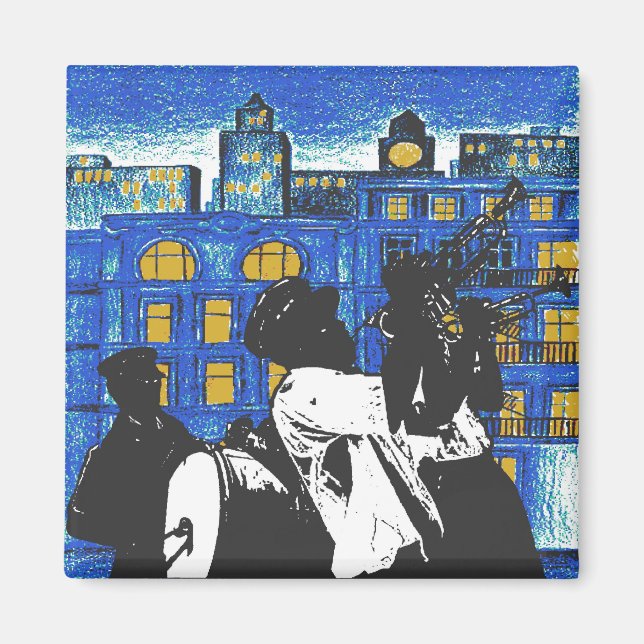 Imán Banda de bronce, Nueva Orleans (Frente)