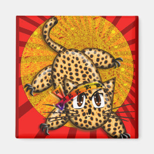 Imán Banda de cabeza arcoiris ultrapacita Anime Leopard