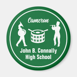 Imán Banda de Marcha de la Escuela Secundaria Verde per