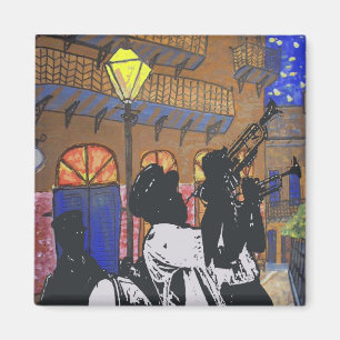 Imán Banda de metales en el callejón de los piratas