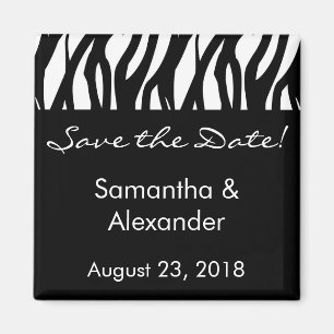 Imán Banda modernista blanca y negra