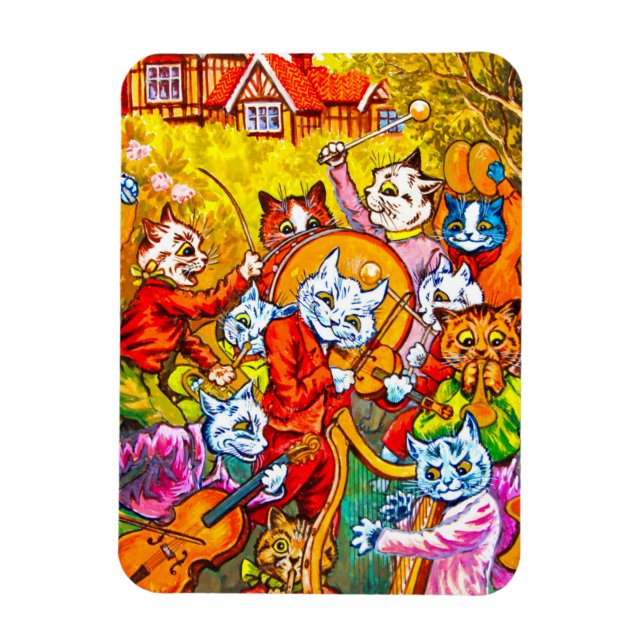 Imán Banda Musical de Gatos (Vertical)