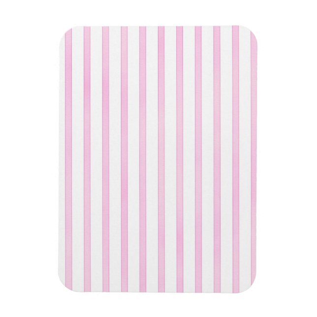 Imán Bandas acuáticas rosadas de fondo (Vertical)