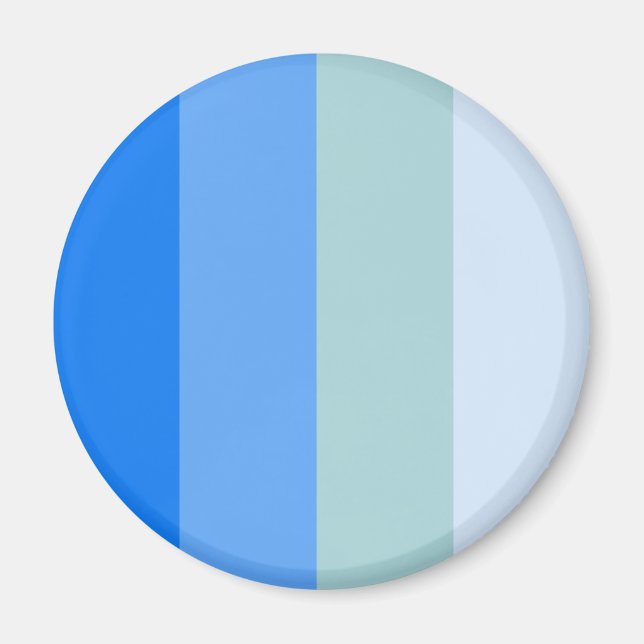 Imán Bandas azules marítimas (Frente)