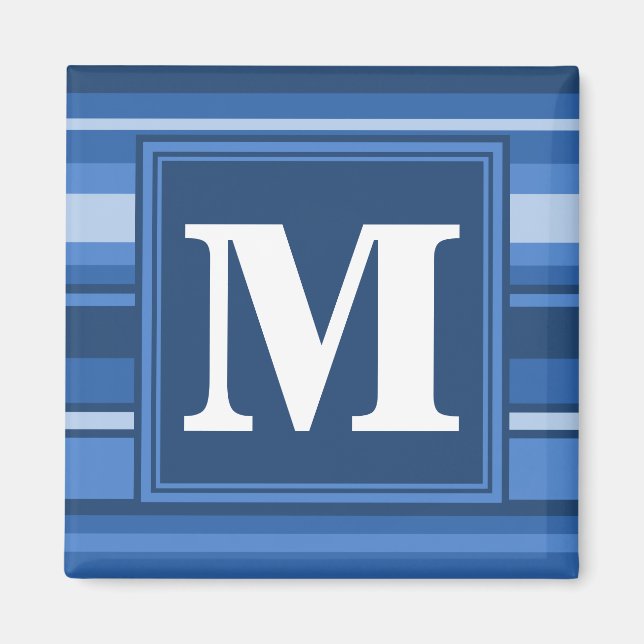 Imán Bandas azules monográficas (Frente)