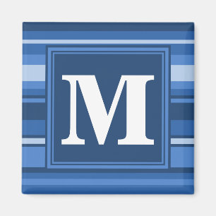 Imán Bandas azules monográficas