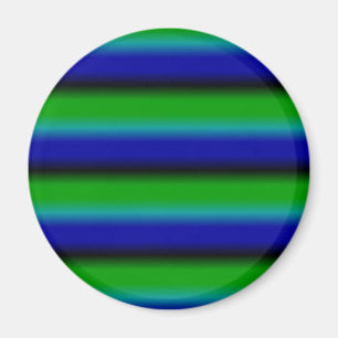Imán Bandas de arco iris verde azul