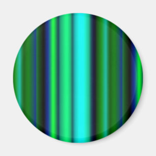 Imán Bandas de arco iris verde azul