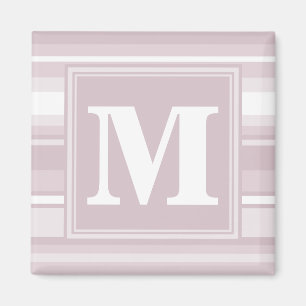 Imán Bandas de cuarzo rosa monograma