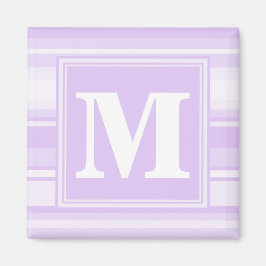 Imán Bandas de lilac monogramo