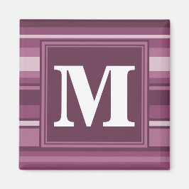 Imán Bandas de mauve monogramo