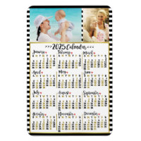 Bandas del calendario mensual de 2025 años | Fotos