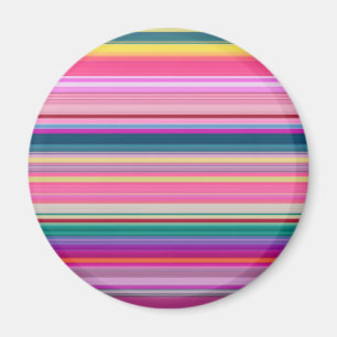 Imán Bandas retro multicolores