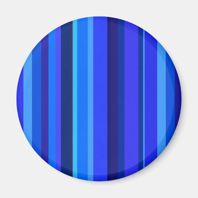 Imán Bandas verticales azules (Frente)