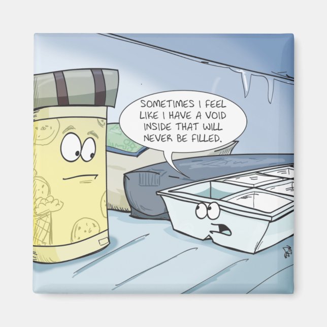 Imán Bandeja De Cubo De Hielo (Frente)