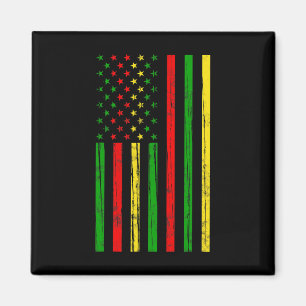 Imán Bandera Afroamericana Para El Mes De La Historia N