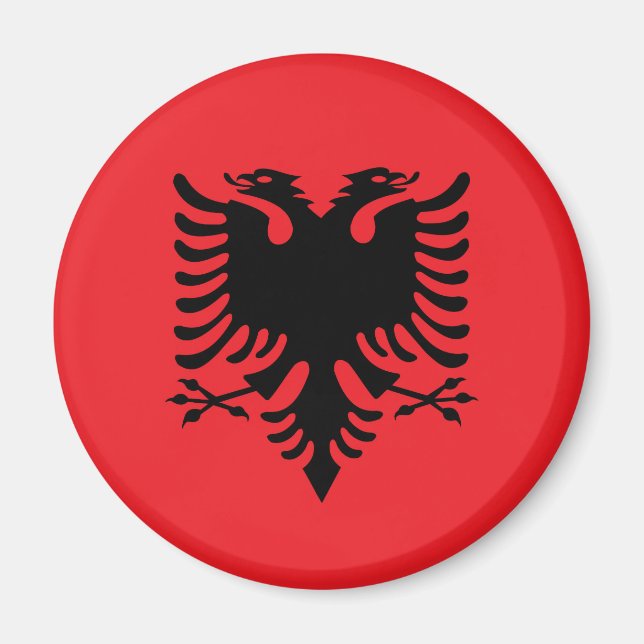 Imán Bandera albanesa (Frente)