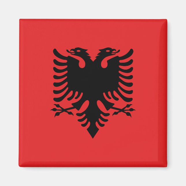 Imán Bandera albanesa (Frente)