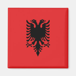 Imán BANDERA ALBANESA zAL001, Albania, nevera