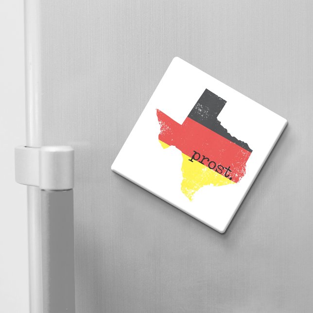Imán Bandera alemana de Texas angustiado Prost (Subido por el creador)