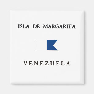 Imán Bandera alfa de la zambullida de Isla de Margarita
